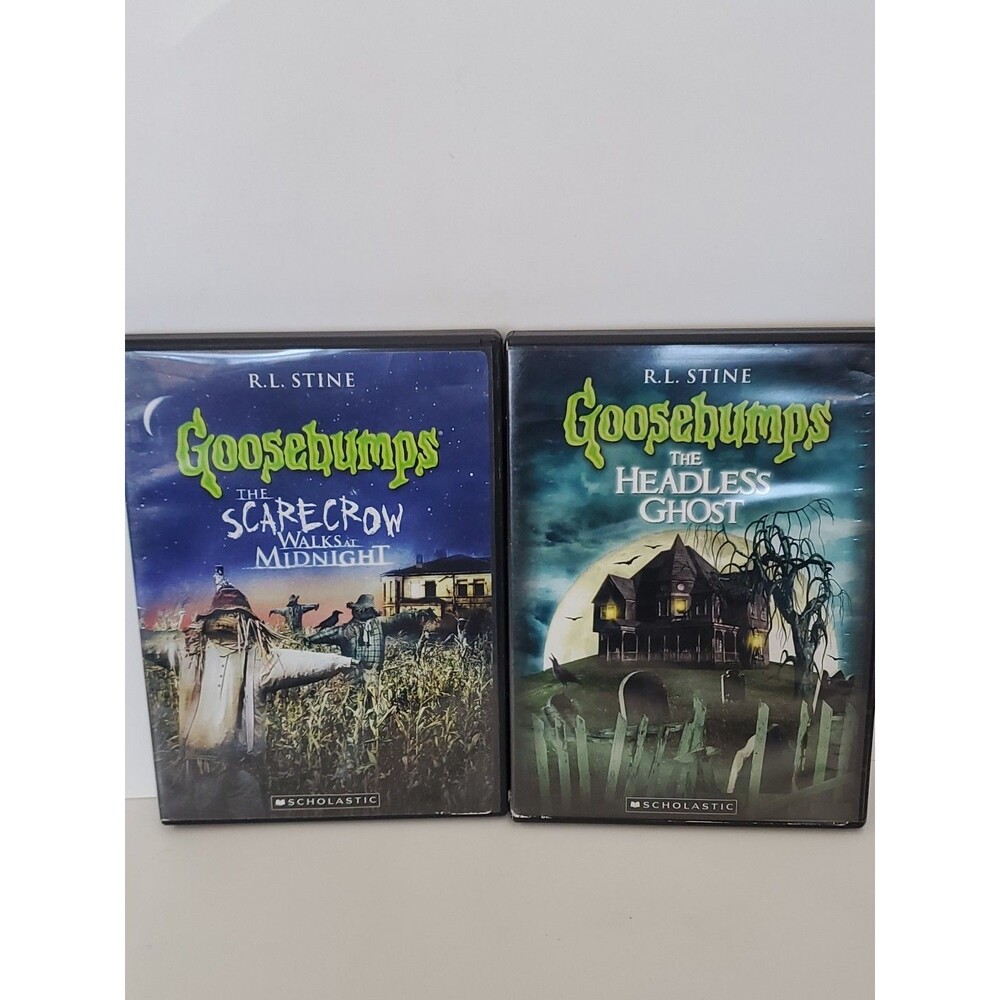 Dvd (Lot Of 2) Goosebumps - R.L. Stine/Scholastic/2008/2009/Retro 90's Horror‎